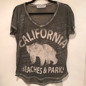 Nordstrom green California t-shirt